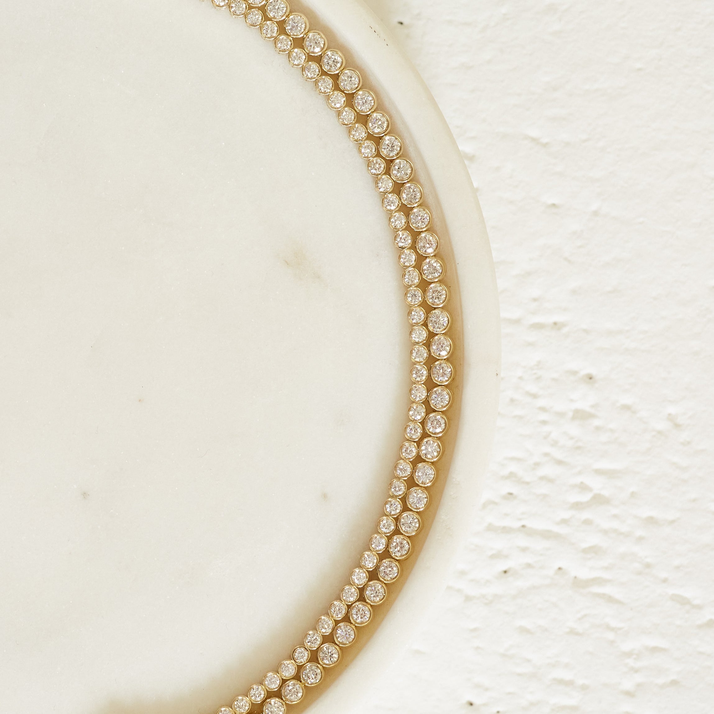 Bezel Diamond Tennis Bracelet - 2.50ctw