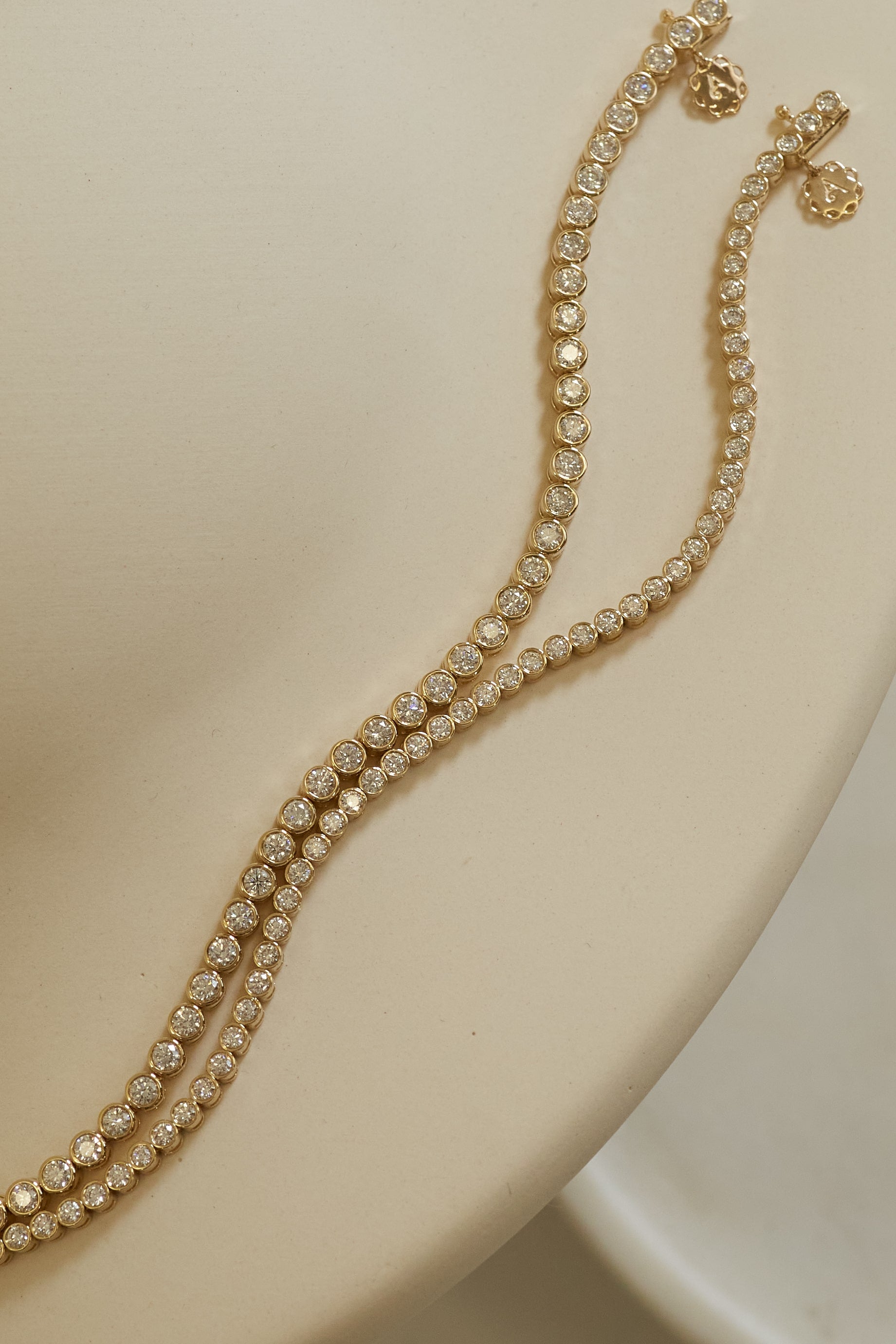 Bezel Diamond Tennis Bracelet - 4.50ctw