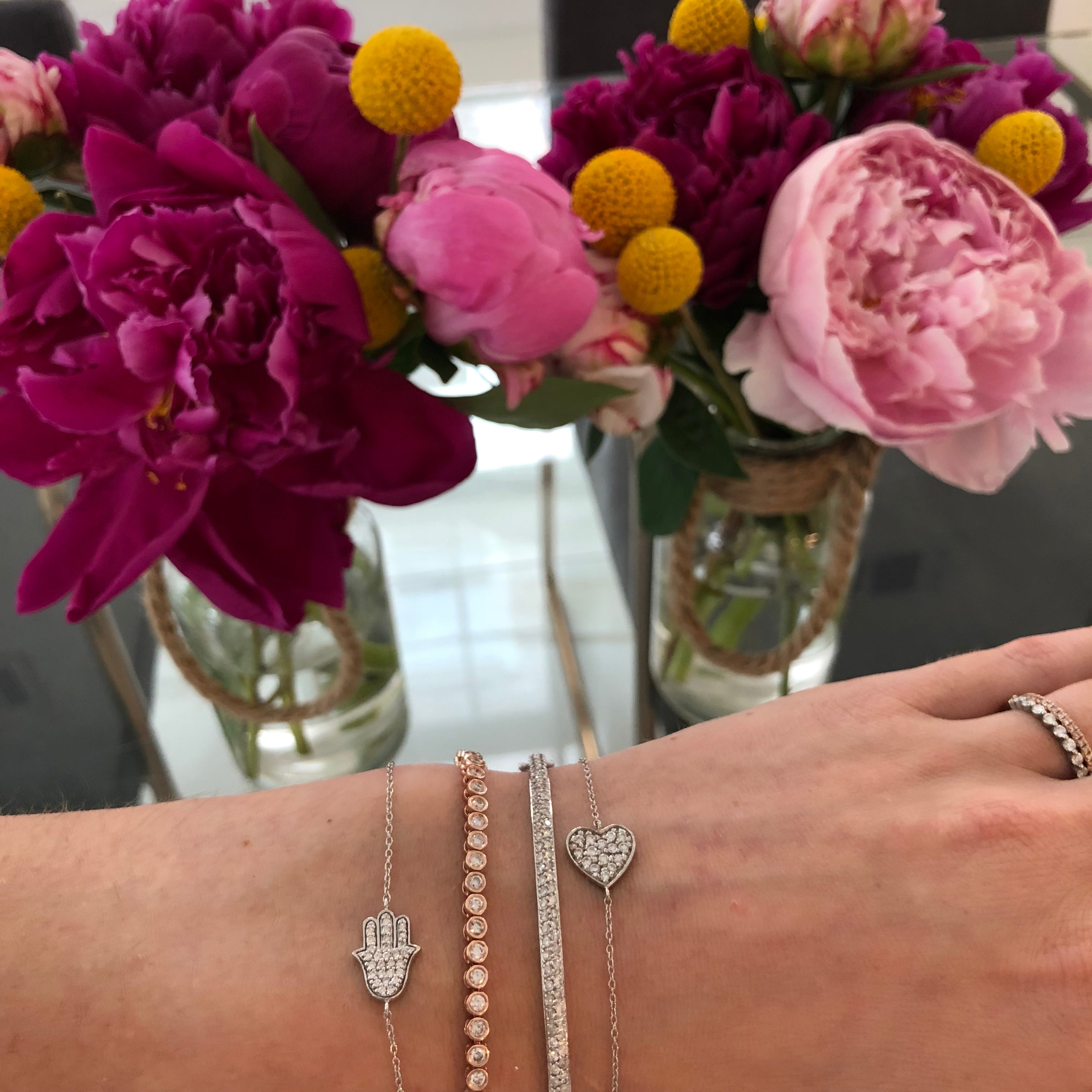 Heart Diamond Bracelet