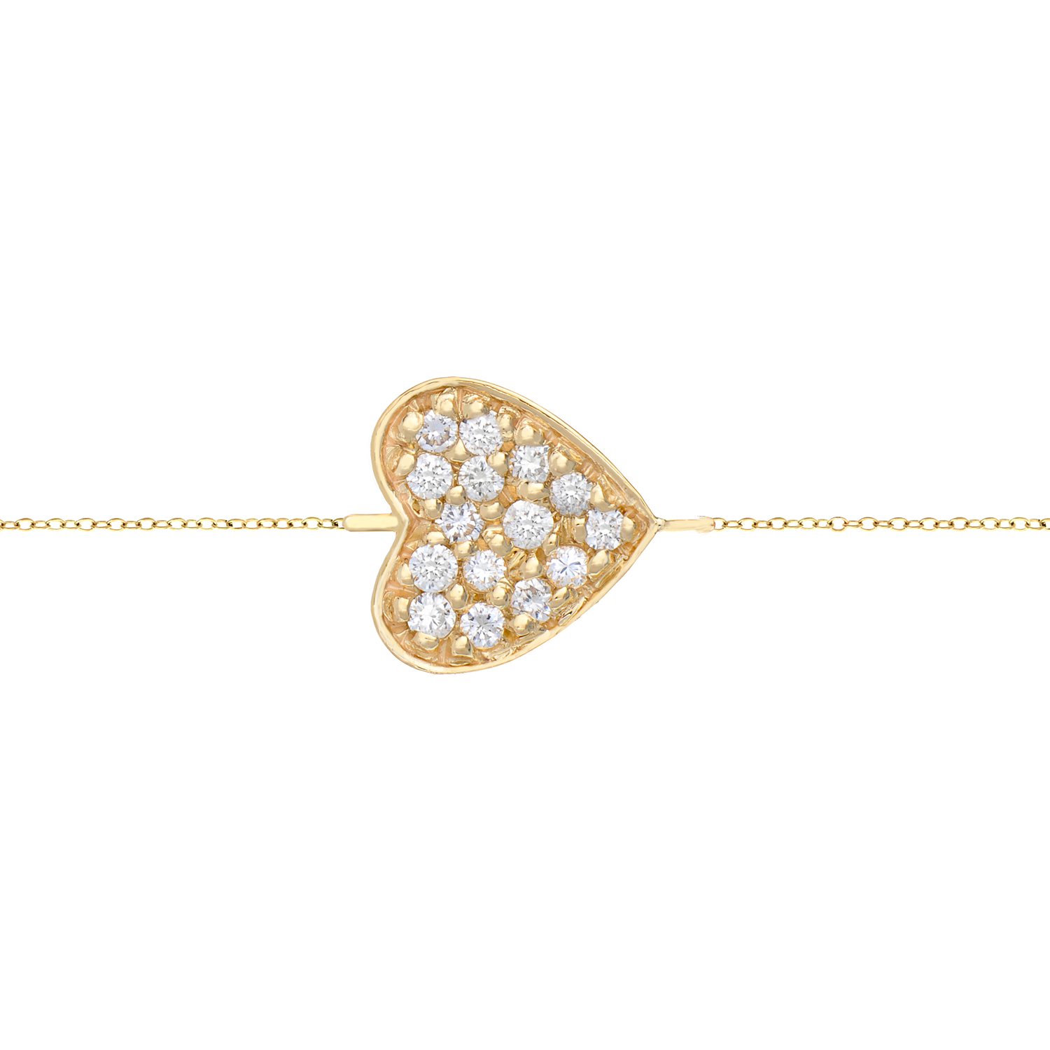 Heart Diamond Bracelet