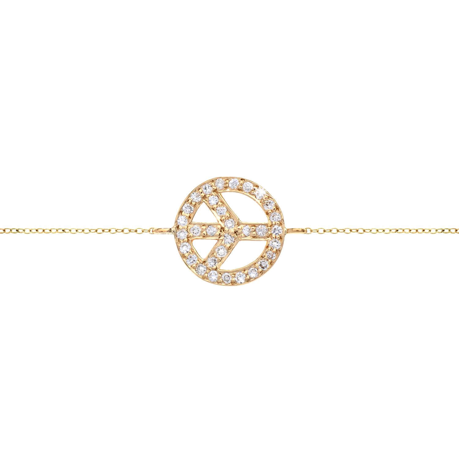 Peace Diamond Bracelet
