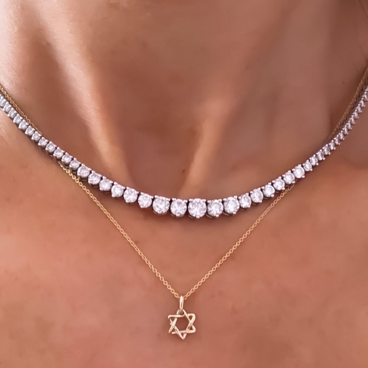 Star of David Necklace