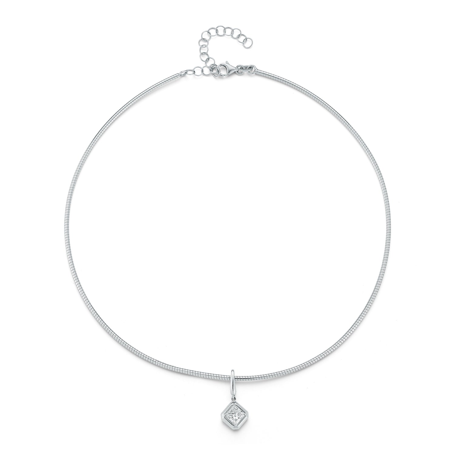 Solid Gold Wire Chain Necklace