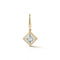 Asscher Shape Diamond Necklace