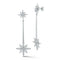 Marquise Burst Diamond Drop Earrings