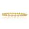 Semi-Bezel graduated Diamond bangle