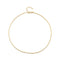 Solid Gold Wire Chain Necklace