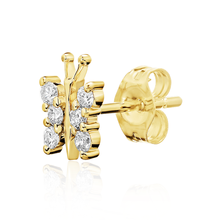 Butterfly Diamond Earrings