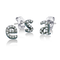 Diamond Initial Stud Earrings