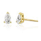 Diamond Stud Earrings - Pear