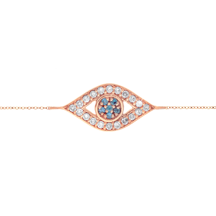 Evil Eye Necklace - Diamond