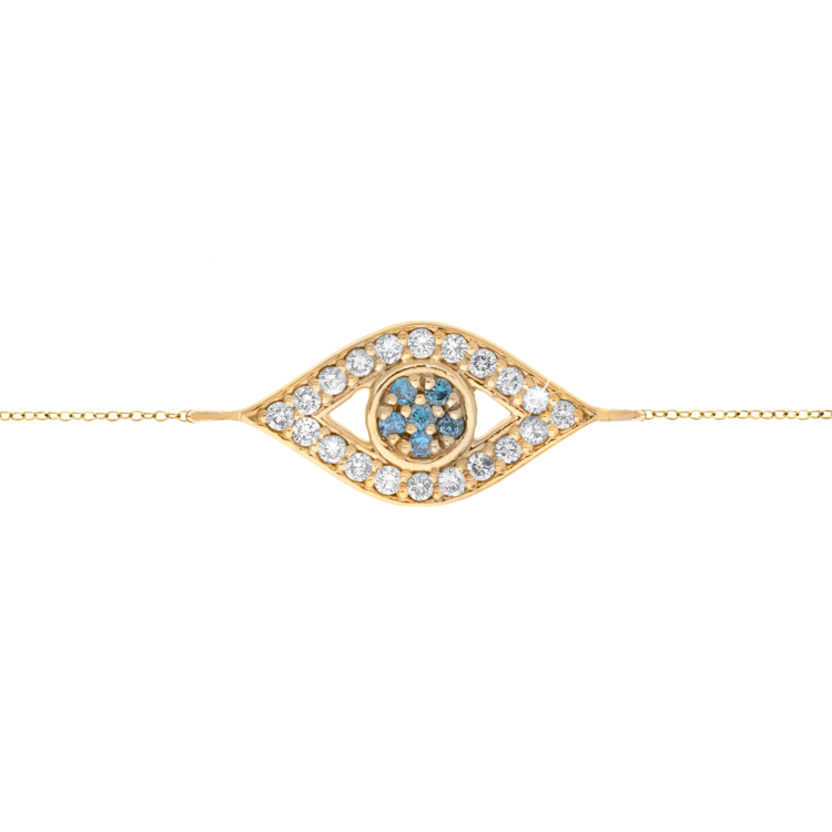 Evil Eye Necklace - Diamond