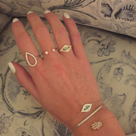 Evil Eye Diamond Bracelet