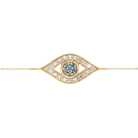 Evil Eye Diamond Bracelet