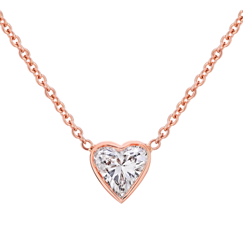 Heart Solitaire Necklace