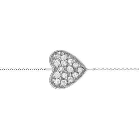 Heart Diamond Bracelet
