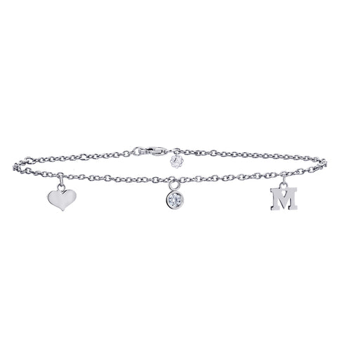 Mini Charm Diamond Bracelet