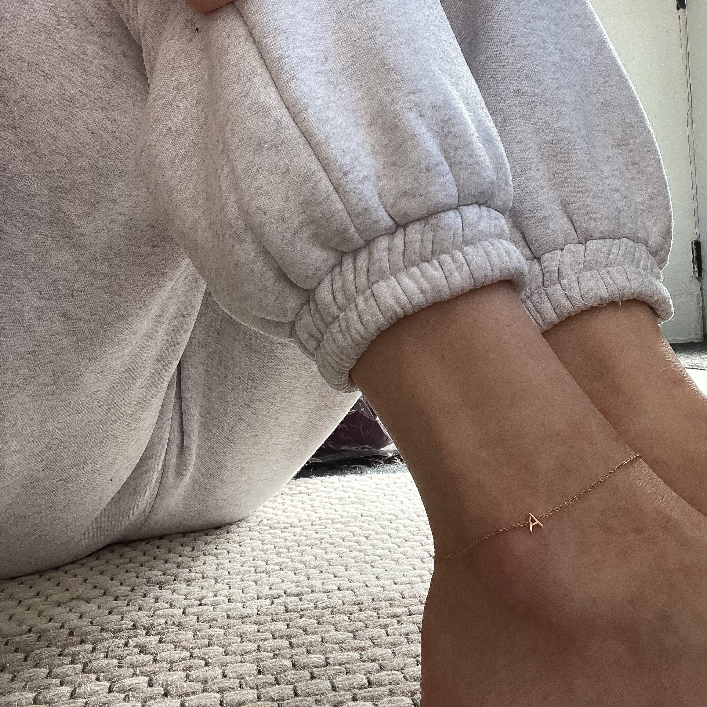 Mini Initial Anklet