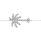 Palm Tree Diamond Bracelet