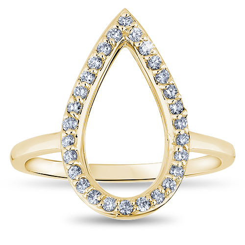 Pear Shape Ring