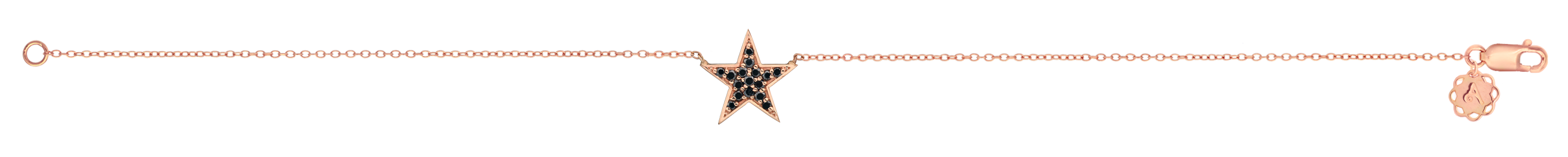Star Necklace - Black Diamond