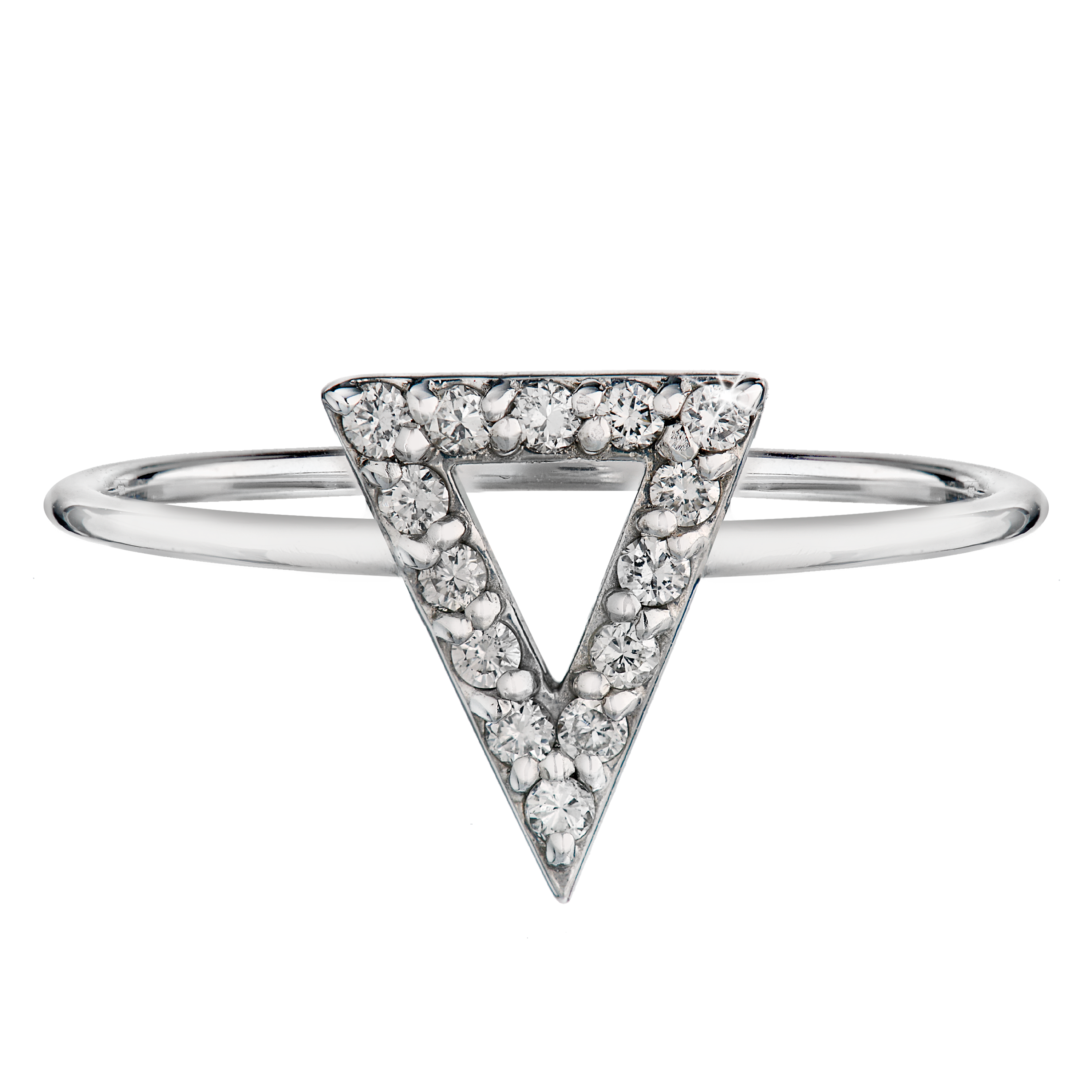 Triangle Ring - Diamond