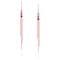 Triple Thread Earrings - Pink Ombré